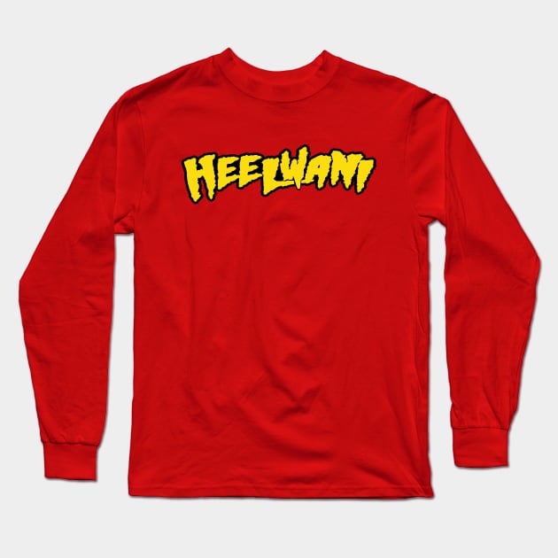 HEELWANI Long Sleeve T-Shirt by LikeMindedDesigns